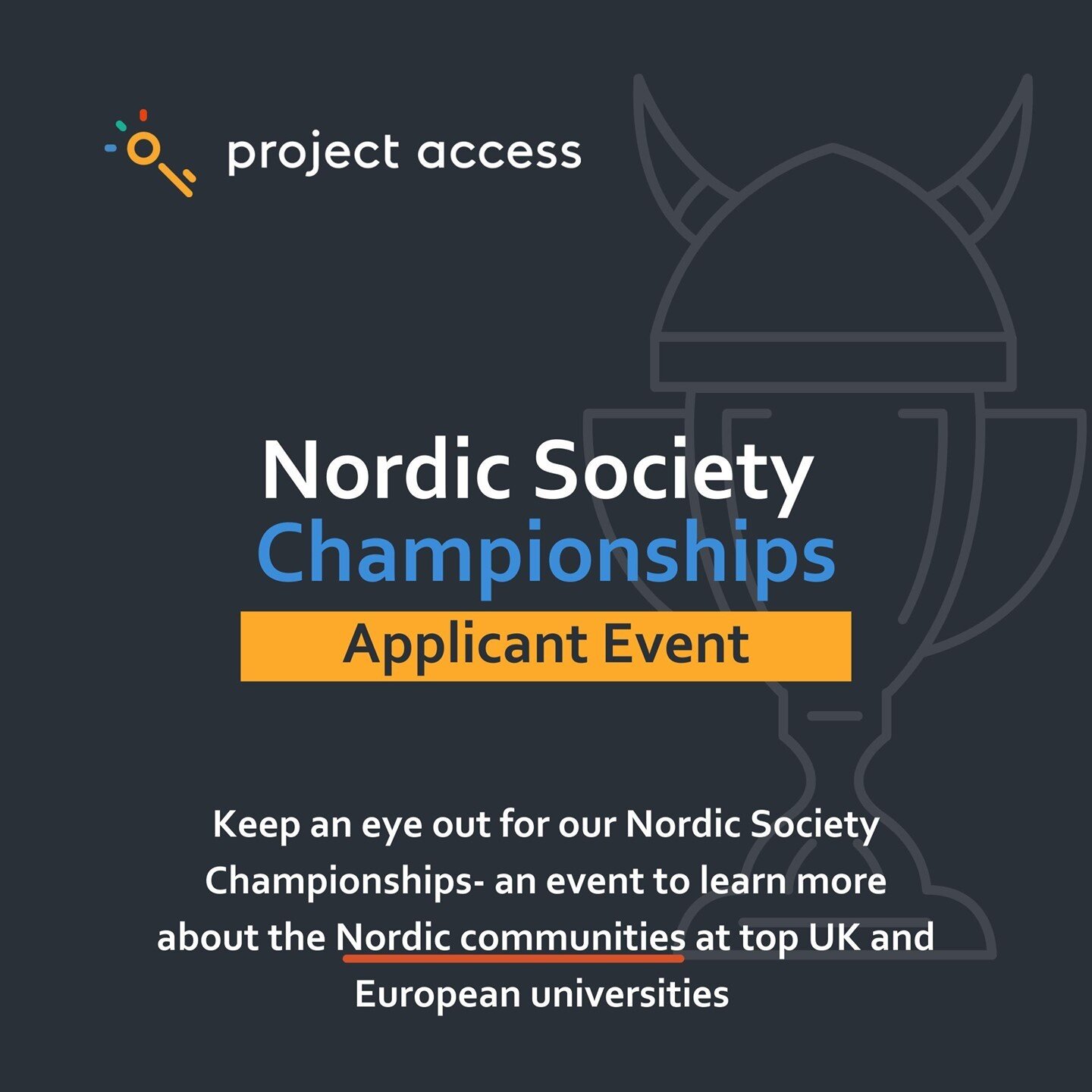 Har du s&oslash;kt p&aring;- eller f&aring;tt tilbud om &aring; studere p&aring; et toppuniversitet i utlandet denne h&oslash;sten?🎓 Nordic Society Championships er et web-event for nordiske studenter som vil m&oslash;te n&aring;v&aelig;rende nordis