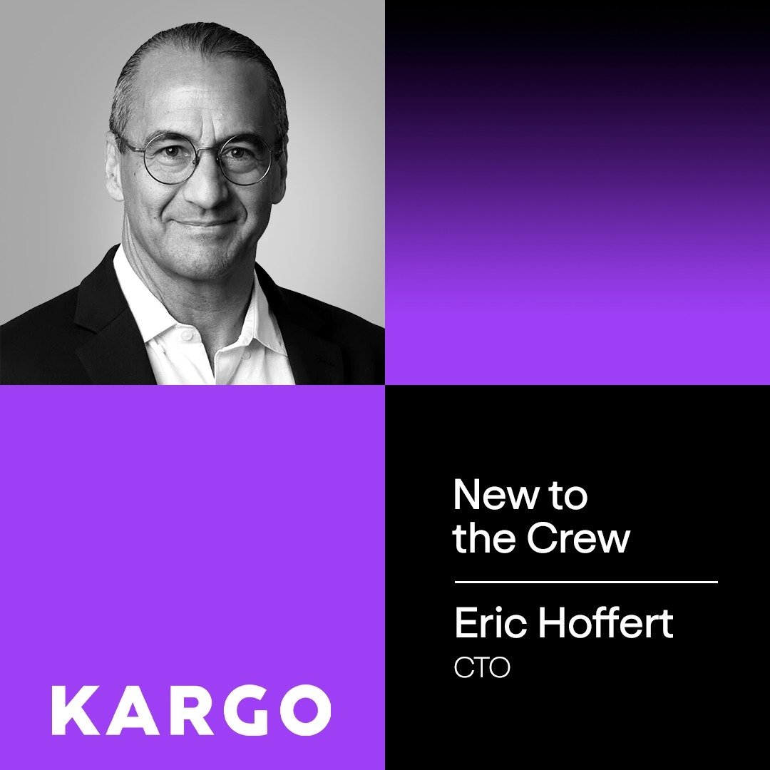 Thrilled to welcome our new CTO Eric Hoffert! We look forward to all the leadership and innovation experience he&rsquo;ll bring to Kargo's ad tech solutions.