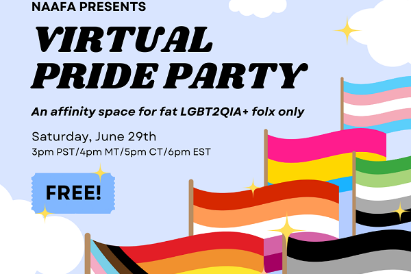 NAAFA Celebrates LGBT2QIA+ Pride!
