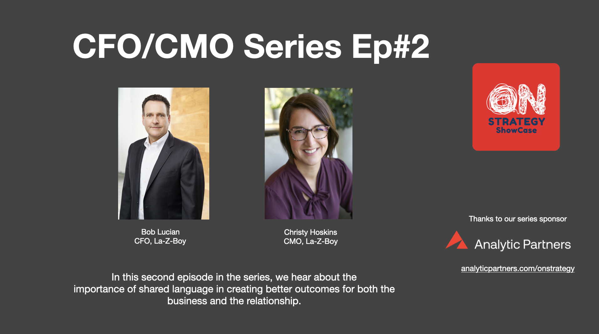 CFO/CMO Series Ep#2 La-Z-Boy