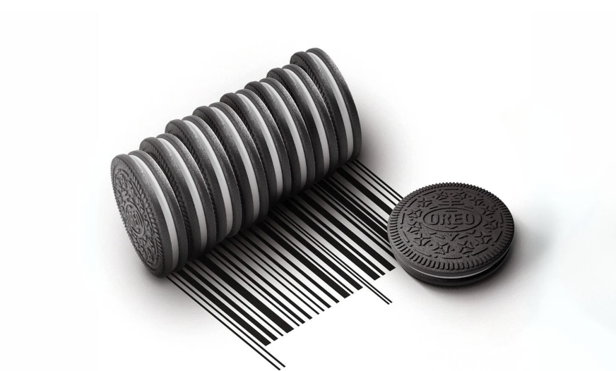 Turning bar codes into cookies with OREO "Codes"