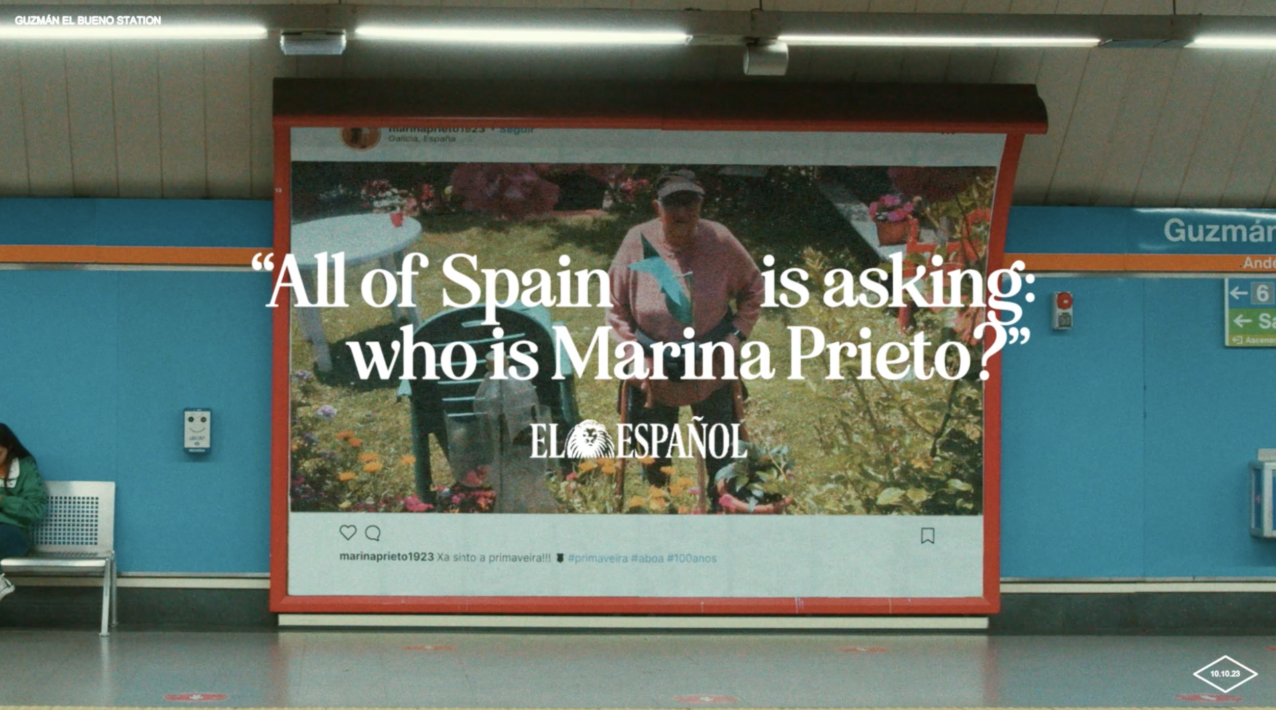 The Titanium-winning Marina Prieto campaign from JCDecaux & DAVID