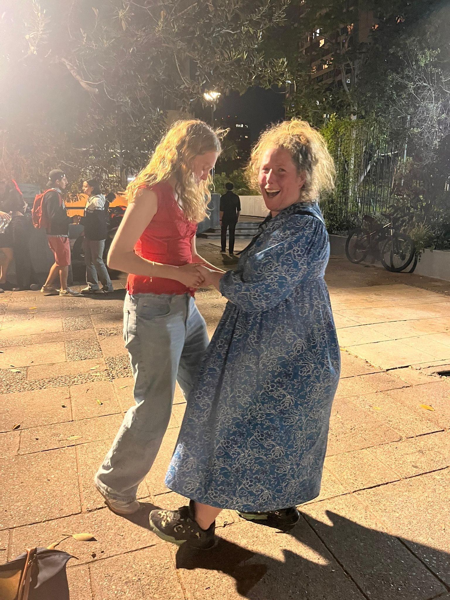 Weekly salsa classes in Santiago, Chile. By Poppy Sugden.