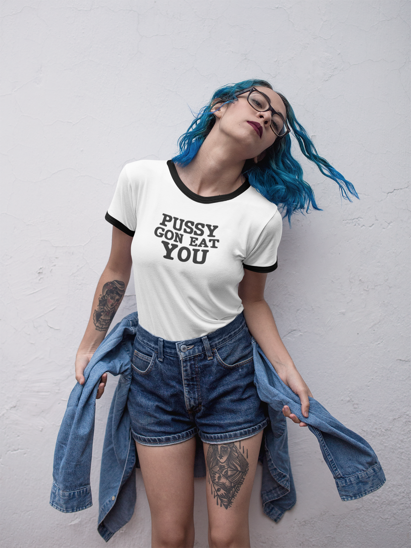 woman-wearing-a-round-neck-ringer-tee-mockup-while-against-a-white-wall-a17000.png