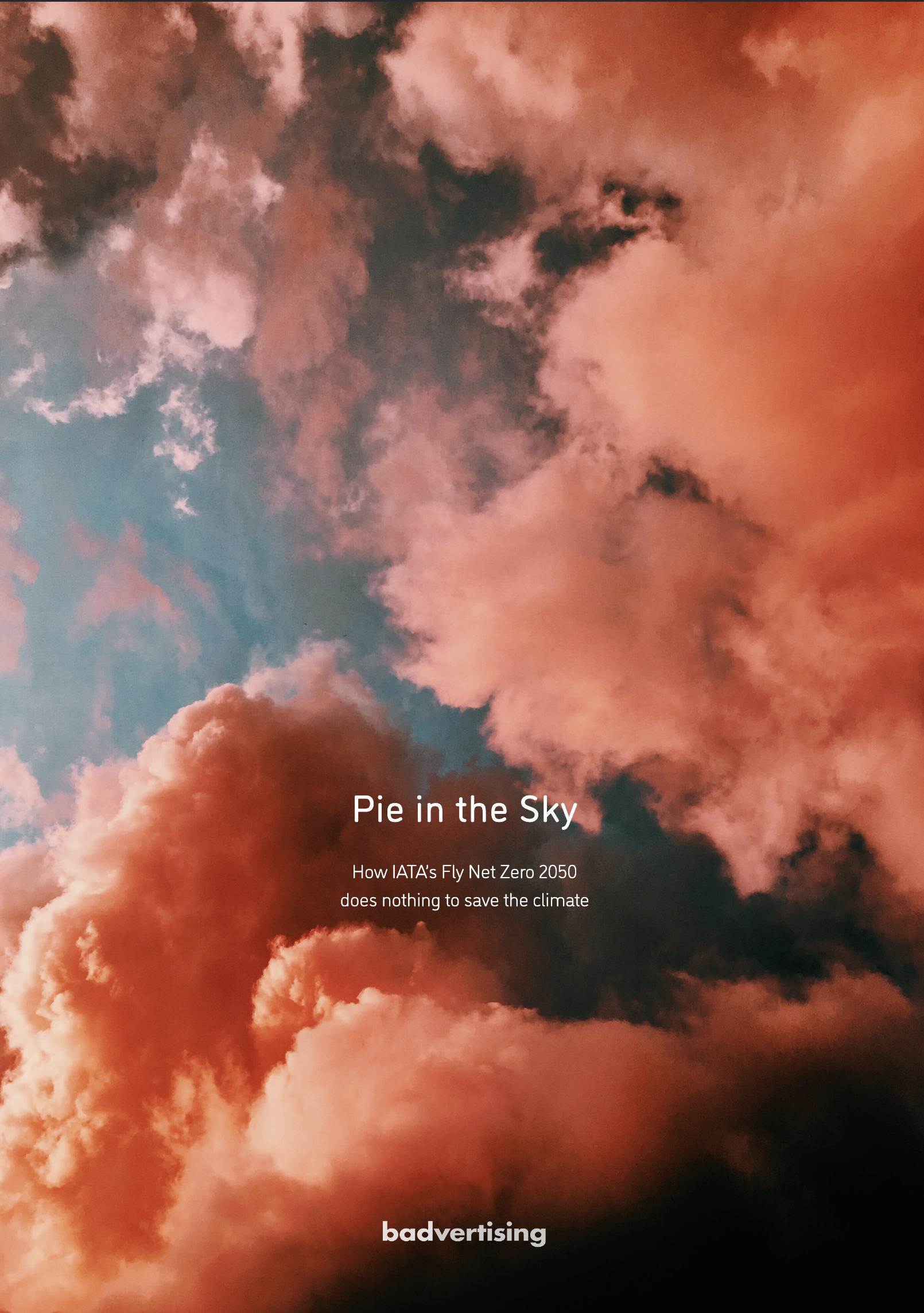 Pie in the sky. How IATA’s Fly Net Zero does nothing to save the climate.