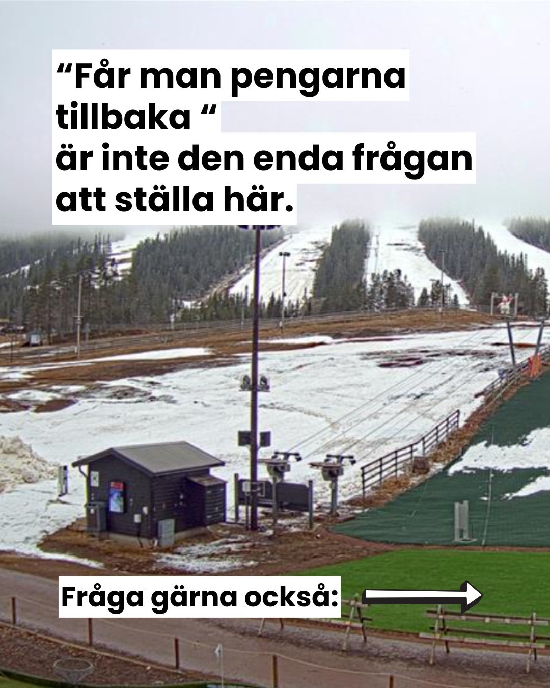Skistar har meddelat att de betalar tillbaka pengarna till de som avbokar sina skidresor till S&auml;len Trysil och Vemdalen denna vecka. Det r&aring;der sn&ouml;brist i fj&auml;llen, och under p&aring;skveckan har det rapporterats om besvikna och kr